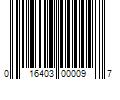 Barcode Image for UPC code 016403000097