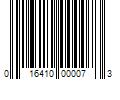 Barcode Image for UPC code 016410000073