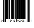 Barcode Image for UPC code 016415000061