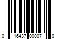 Barcode Image for UPC code 016437000070