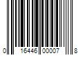 Barcode Image for UPC code 016446000078