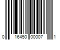 Barcode Image for UPC code 016450000071