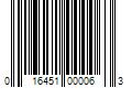 Barcode Image for UPC code 016451000063