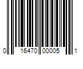 Barcode Image for UPC code 016470000051