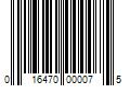 Barcode Image for UPC code 016470000075