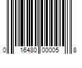 Barcode Image for UPC code 016480000058