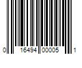 Barcode Image for UPC code 016494000051