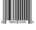 Barcode Image for UPC code 016500000099