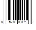 Barcode Image for UPC code 016500000327