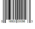 Barcode Image for UPC code 016500000563