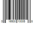 Barcode Image for UPC code 016500100058