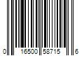 Barcode Image for UPC code 016500587156