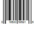 Barcode Image for UPC code 016500595816