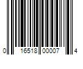 Barcode Image for UPC code 016518000074