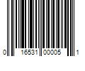 Barcode Image for UPC code 016531000051