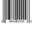 Barcode Image for UPC code 016549000098