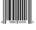 Barcode Image for UPC code 016560000060