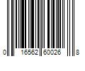 Barcode Image for UPC code 016562600268