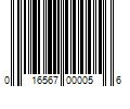 Barcode Image for UPC code 016567000056