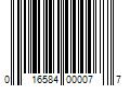 Barcode Image for UPC code 016584000077