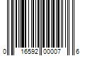 Barcode Image for UPC code 016592000076