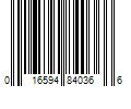 Barcode Image for UPC code 016594840366