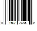 Barcode Image for UPC code 016601000059