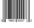 Barcode Image for UPC code 016601000073