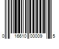 Barcode Image for UPC code 016610000095