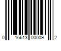 Barcode Image for UPC code 016613000092