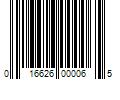 Barcode Image for UPC code 016626000065