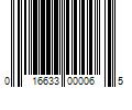 Barcode Image for UPC code 016633000065