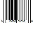 Barcode Image for UPC code 016636000086