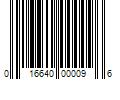 Barcode Image for UPC code 016640000096