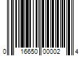 Barcode Image for UPC code 016650000024