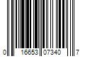 Barcode Image for UPC code 016653073407