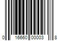 Barcode Image for UPC code 016660000038