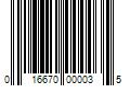 Barcode Image for UPC code 016670000035