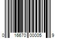 Barcode Image for UPC code 016670000059