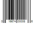 Barcode Image for UPC code 016674000086