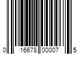 Barcode Image for UPC code 016678000075