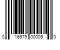 Barcode Image for UPC code 016679000050