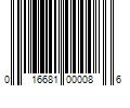 Barcode Image for UPC code 016681000086