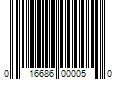 Barcode Image for UPC code 016686000050