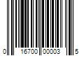 Barcode Image for UPC code 016700000035