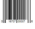 Barcode Image for UPC code 016707000076