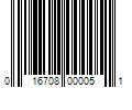 Barcode Image for UPC code 016708000051