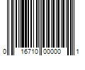 Barcode Image for UPC code 016710000001