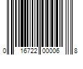 Barcode Image for UPC code 016722000068