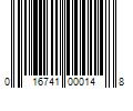 Barcode Image for UPC code 016741000148